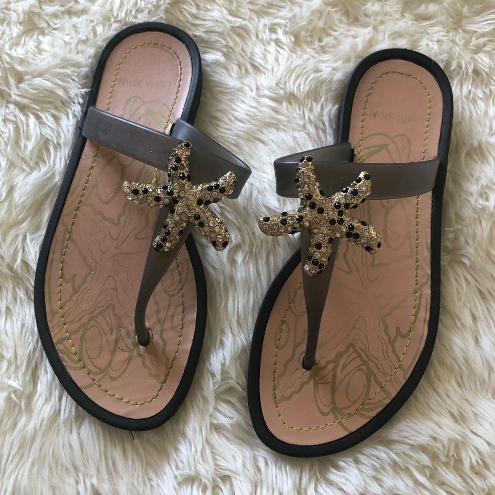 Nine west brown sandals